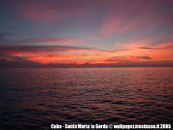 Cuba tramonto a Santa Maria La Gorda
