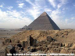 Egitto piramidi di Giza